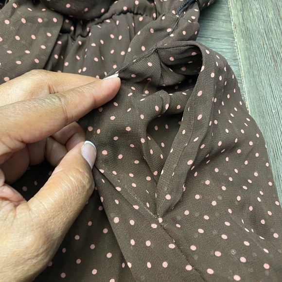 Lane Bryant Classy Brown Sleeveless Wide Leg Waist Tie With Belt Size 18 - Picture 10 of 12